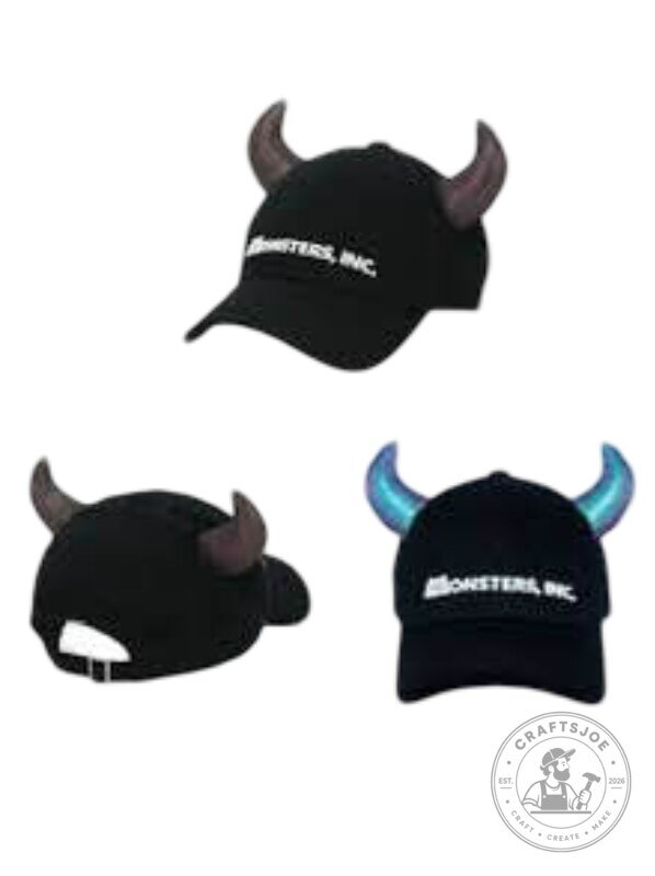 The Monsters Inc Horns with Flash Reflective Effect Cap
