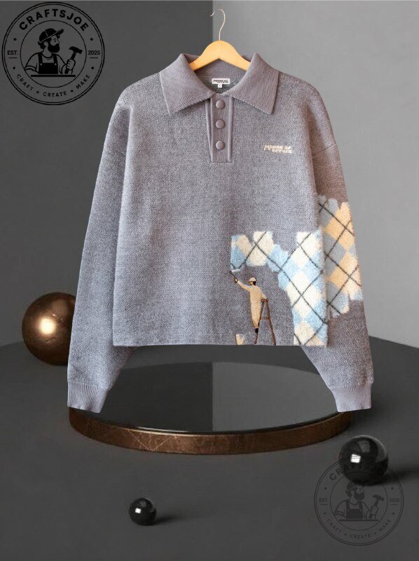 Painting With Yarn x House Of Errors Knitted Sweater Limited Edition