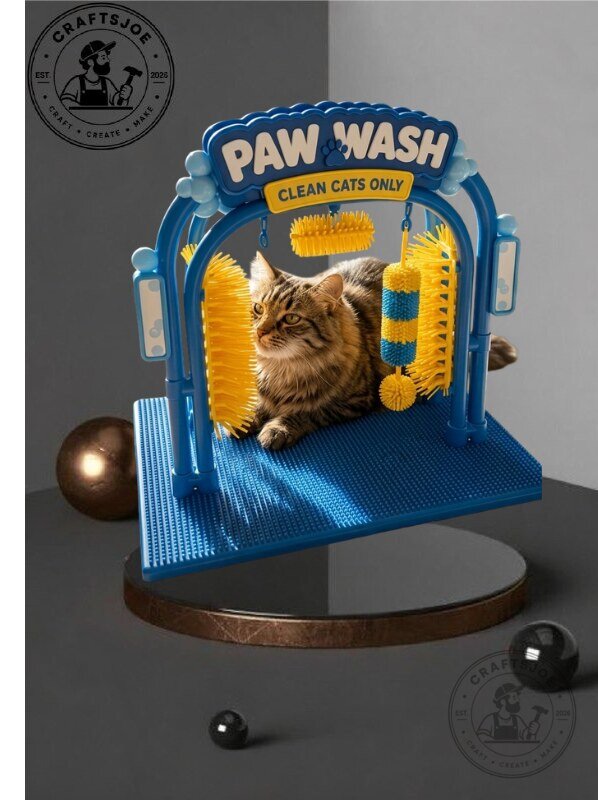 Cat Paw Wash Grooming Station