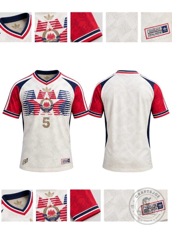 Adidas x Yugoslavia Concept Jersey 2026 8 Adidas x Yugoslavia Concept Jersey 2026