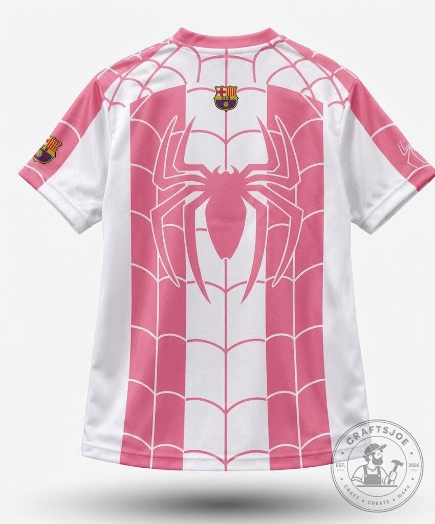 Pink Spiderman x Fc Barcelona Jersey 2026 New Release Limited Collection 10 Pink Spiderman x Fc Barcelona Jersey 2026 New Release Limited Collection