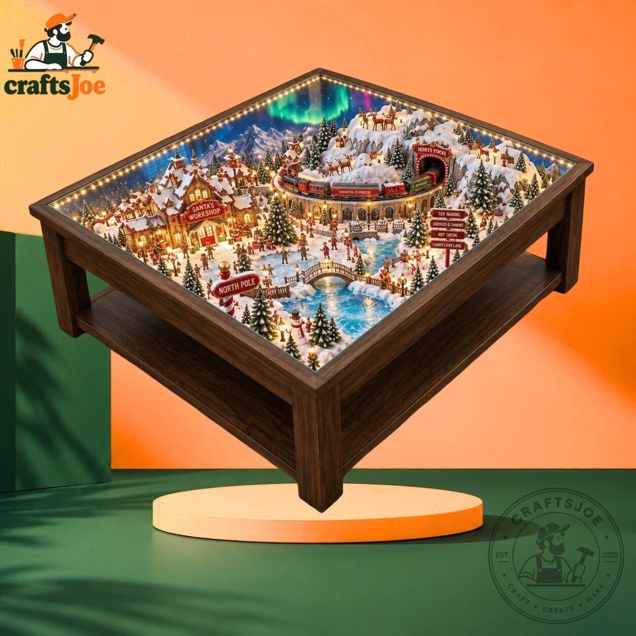 NorthPole Santa Coffee Table Limited Edition