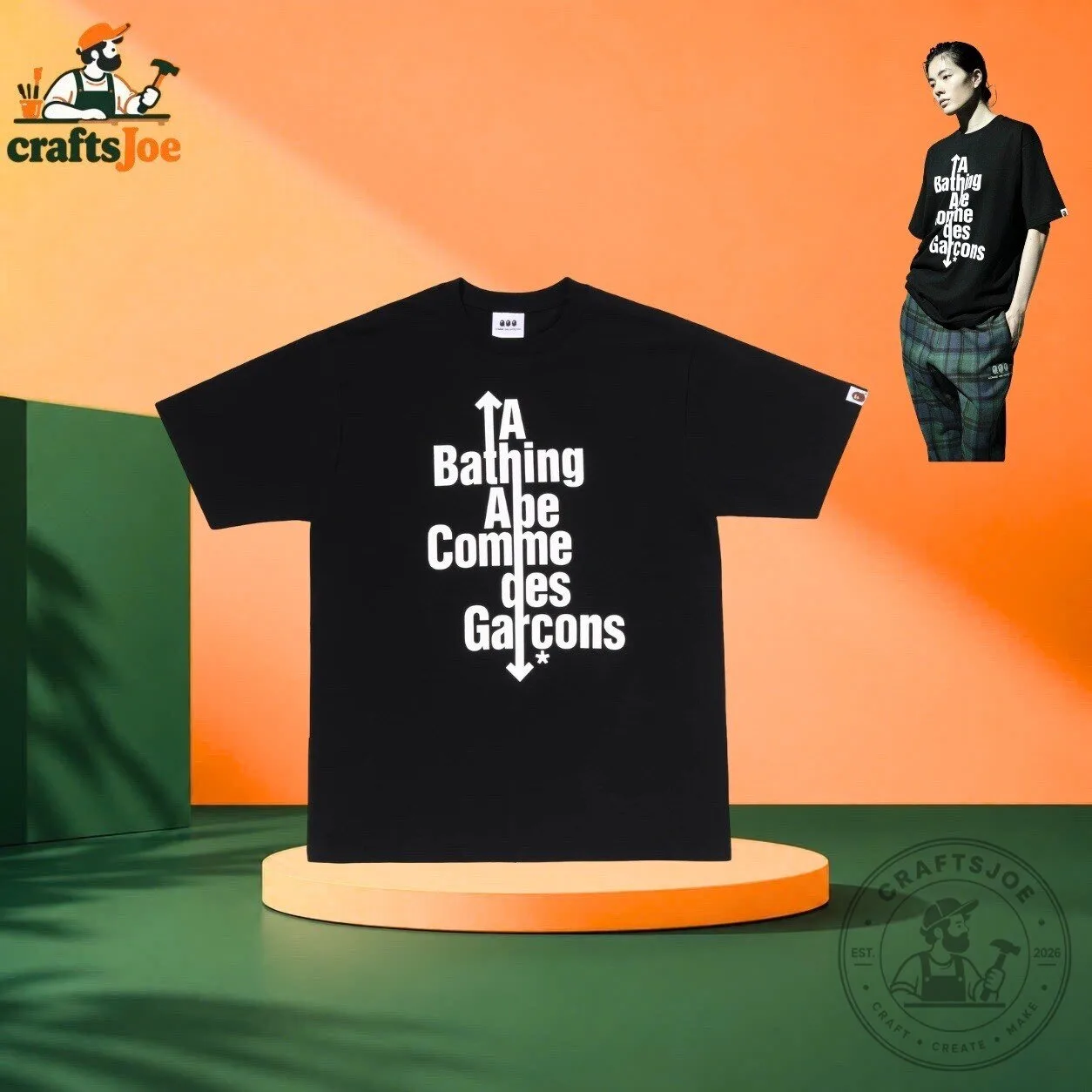 Cdg Bape Osaka Logo Tee Shirt Limited Editon 2026 3 Cdg Bape Osaka Logo Tee Shirt Limited Editon 2026