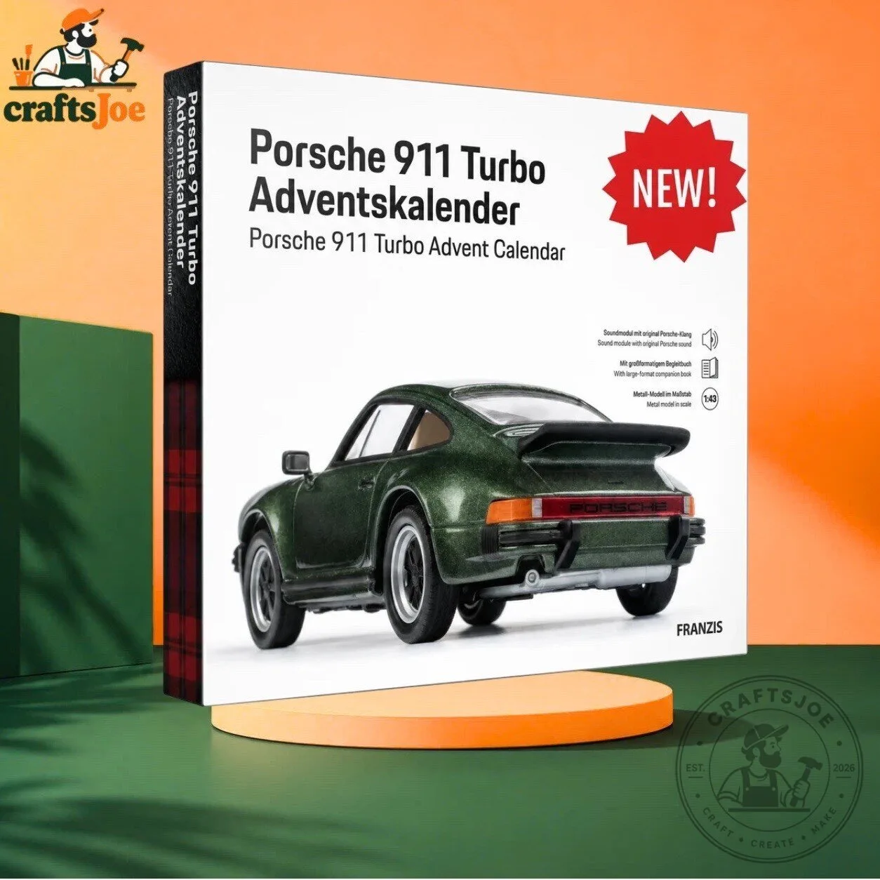 Porsche 911 Turbo Advent Calendar Limited Edition 2026