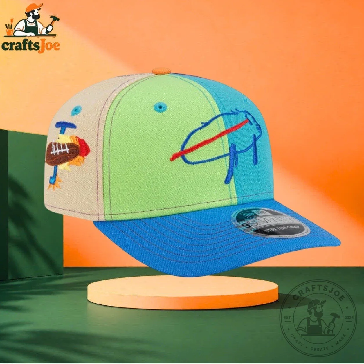 Josh Allen Buffalo Bills New Era Jack Billustration Hat Limited Edition 2026