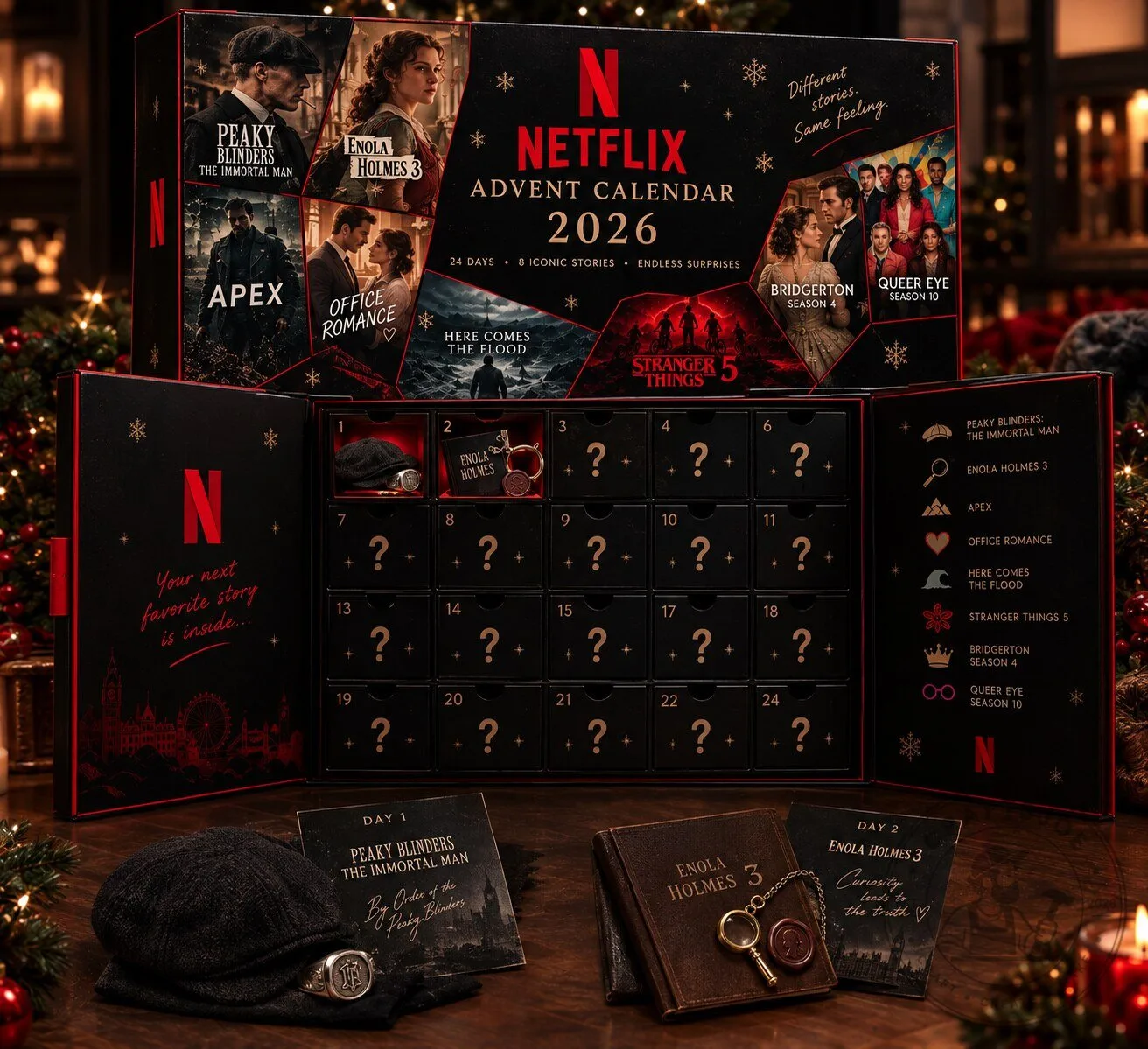 Netflix Advent Calendar 2026 Limited Edition 7 Netflix Advent Calendar 2026 Limited Edition