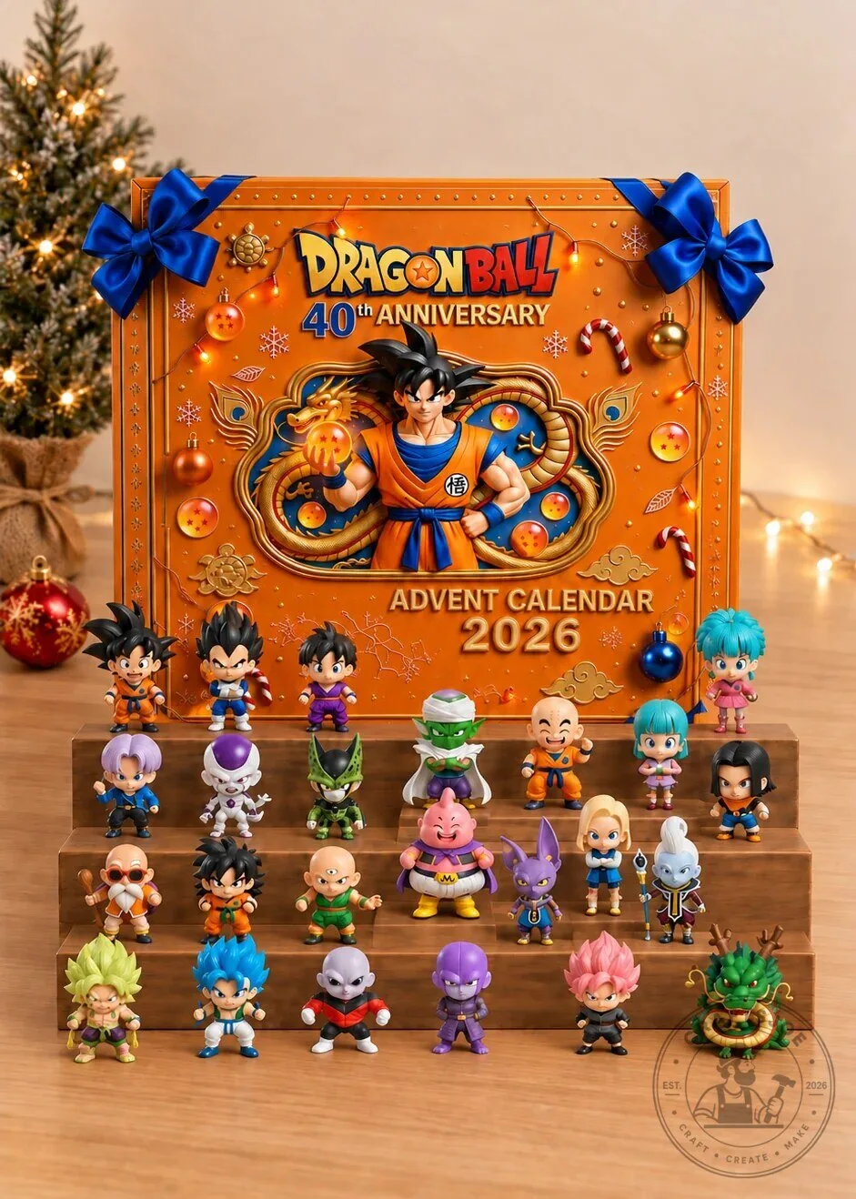 DBZ Dragon Ball 40th Anniversary Advent Calendar 2026 Limited Edition 9 DBZ Dragon Ball 40th Anniversary Advent Calendar 2026 Limited Edition