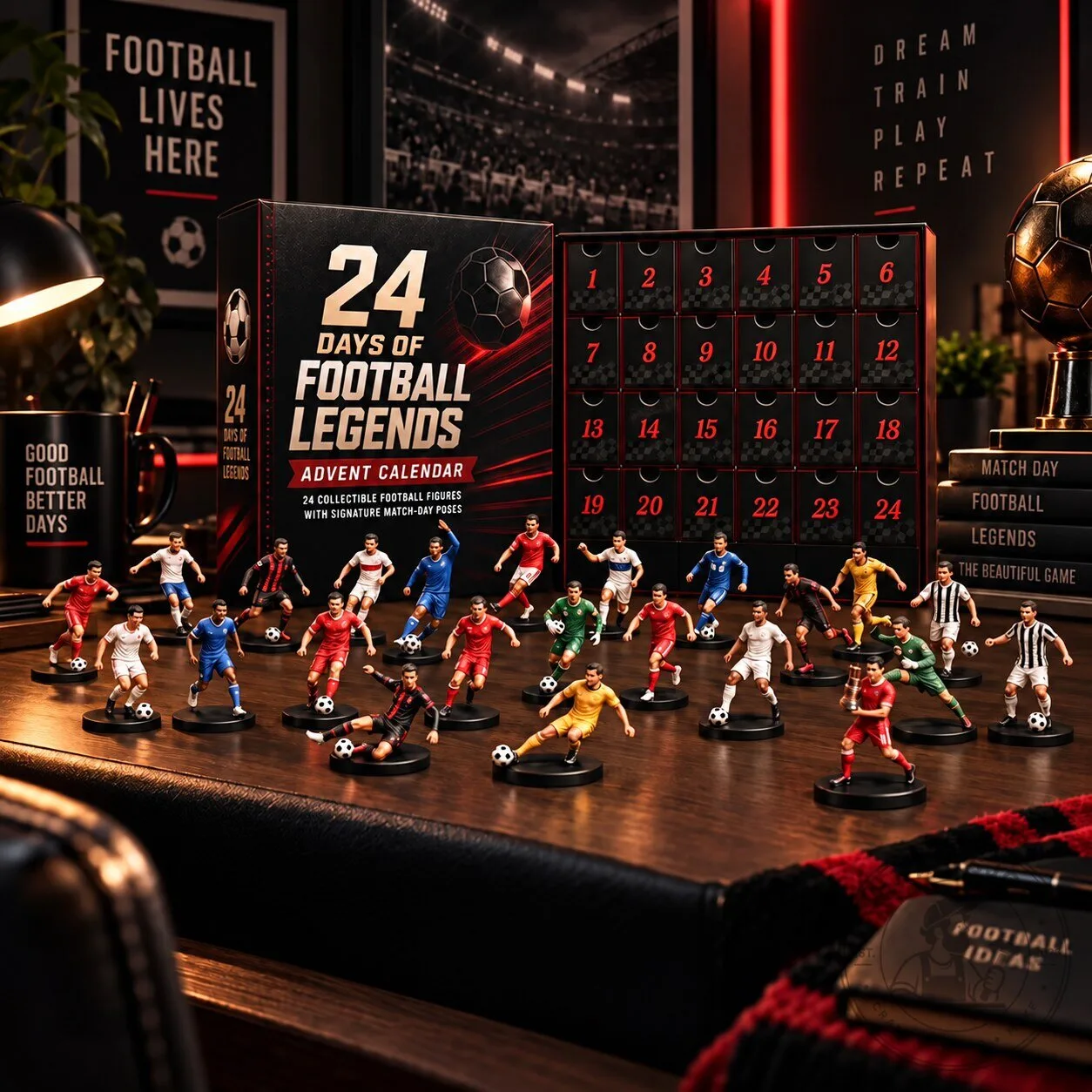 Football Legends 24 Collectible Player Figures Advent Calendar 2026