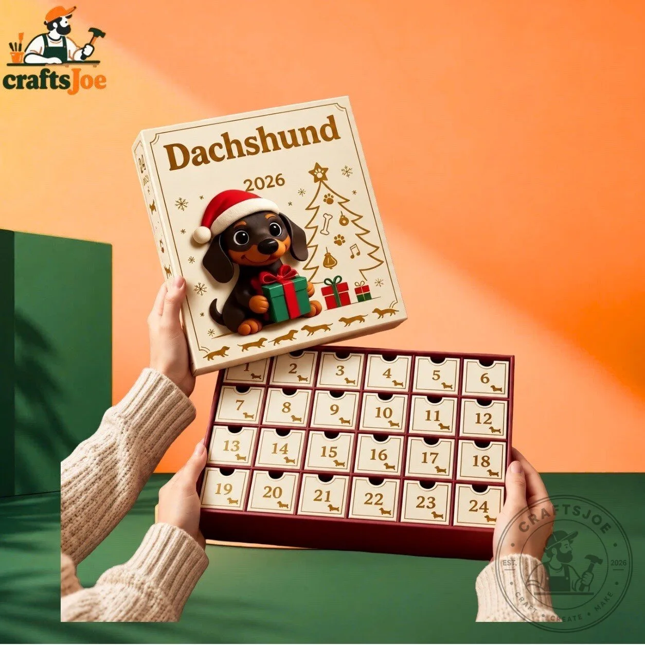 Dog Dachshund Advent Calendar 2026