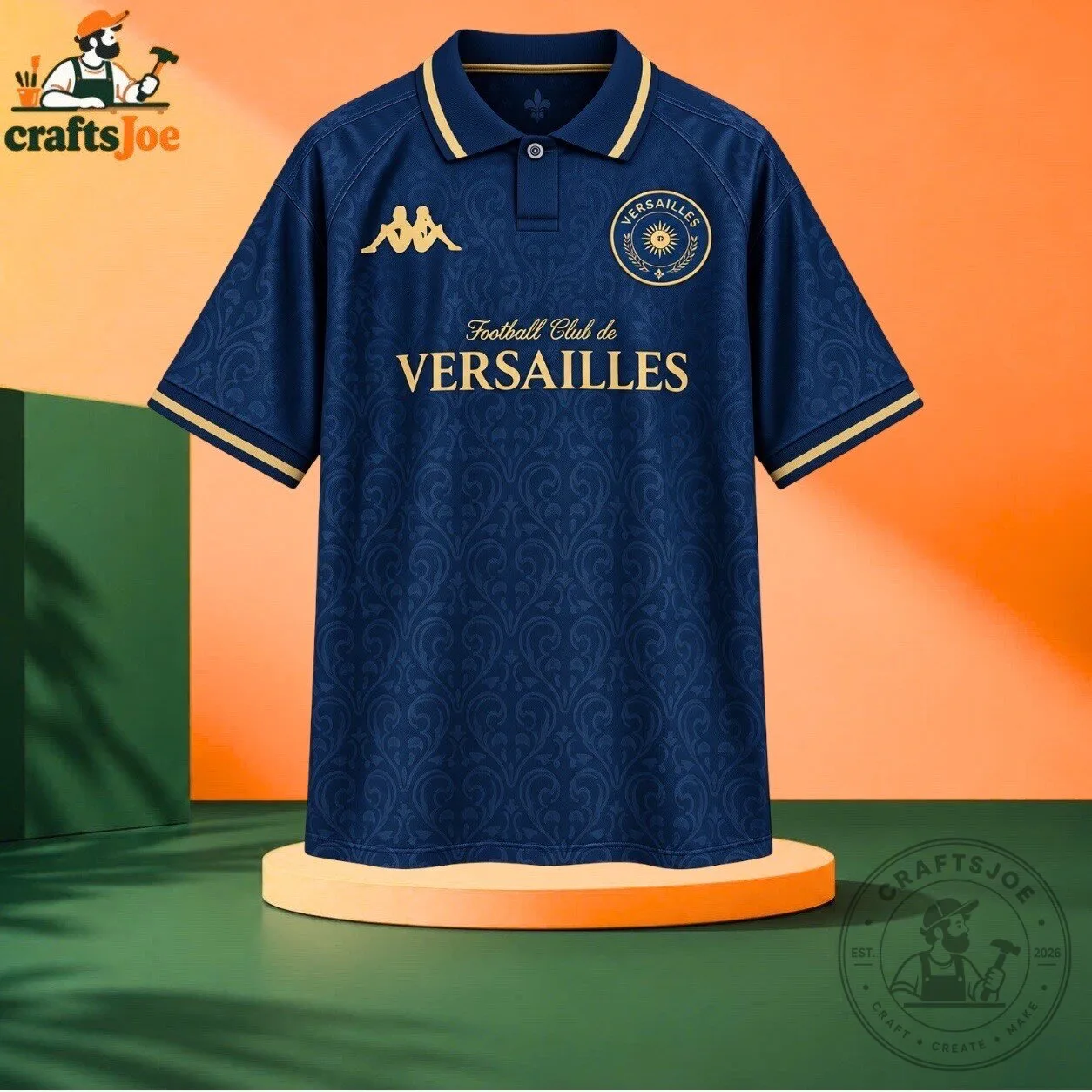 Kappa x FC Versailles Maillot Home Third Jersey 2026 Limited Edition