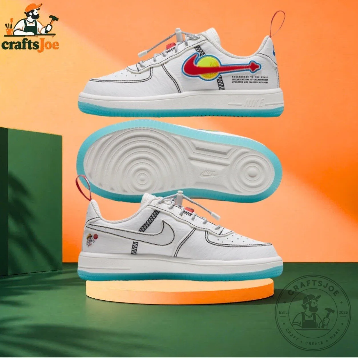 Lego x Astronaut Nike Air Force 1 Low Shoes 2026 New Collection
