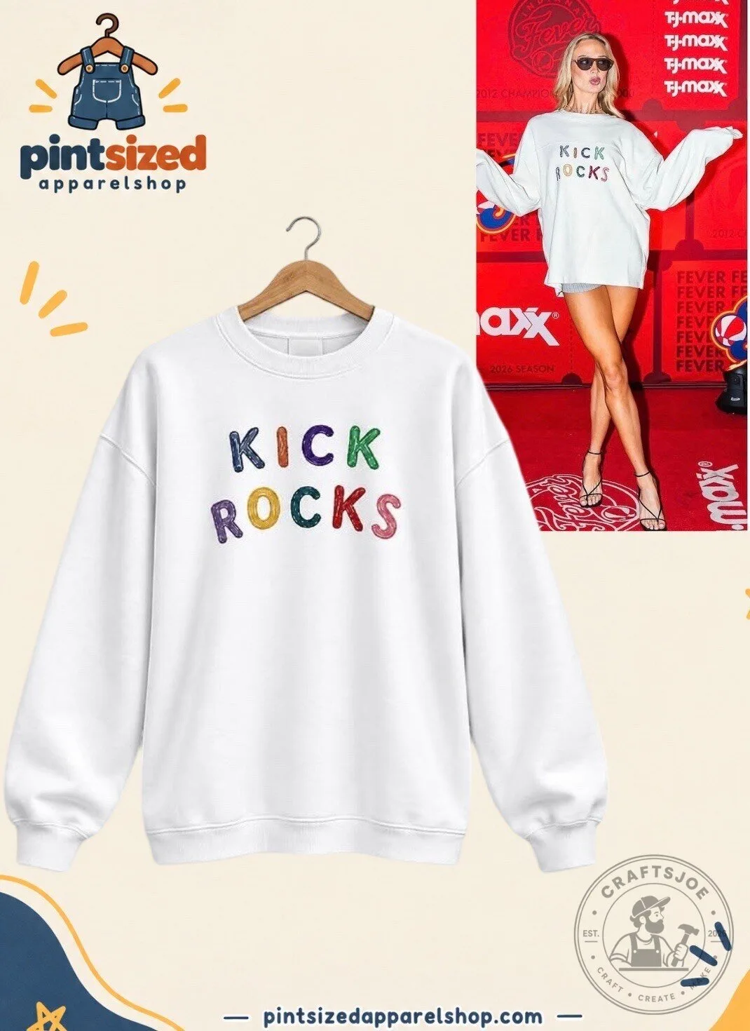 Sophia Cunningham Kick Rocks Sweater Shirt 2026