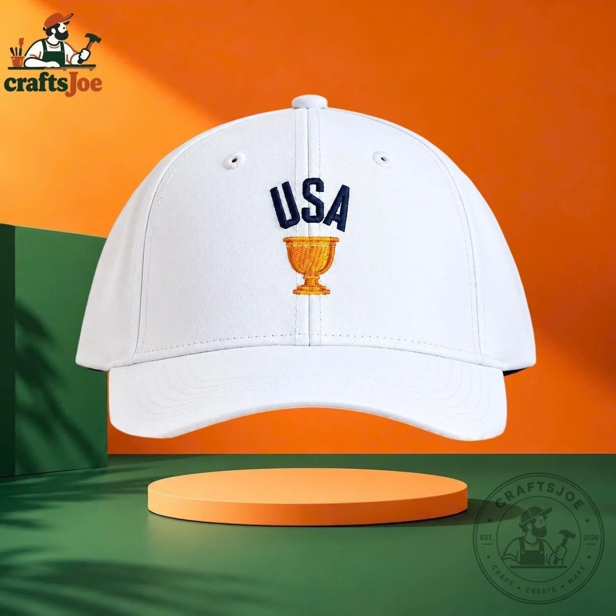 Presidents Cup 2026 Cup Champions USA Hat