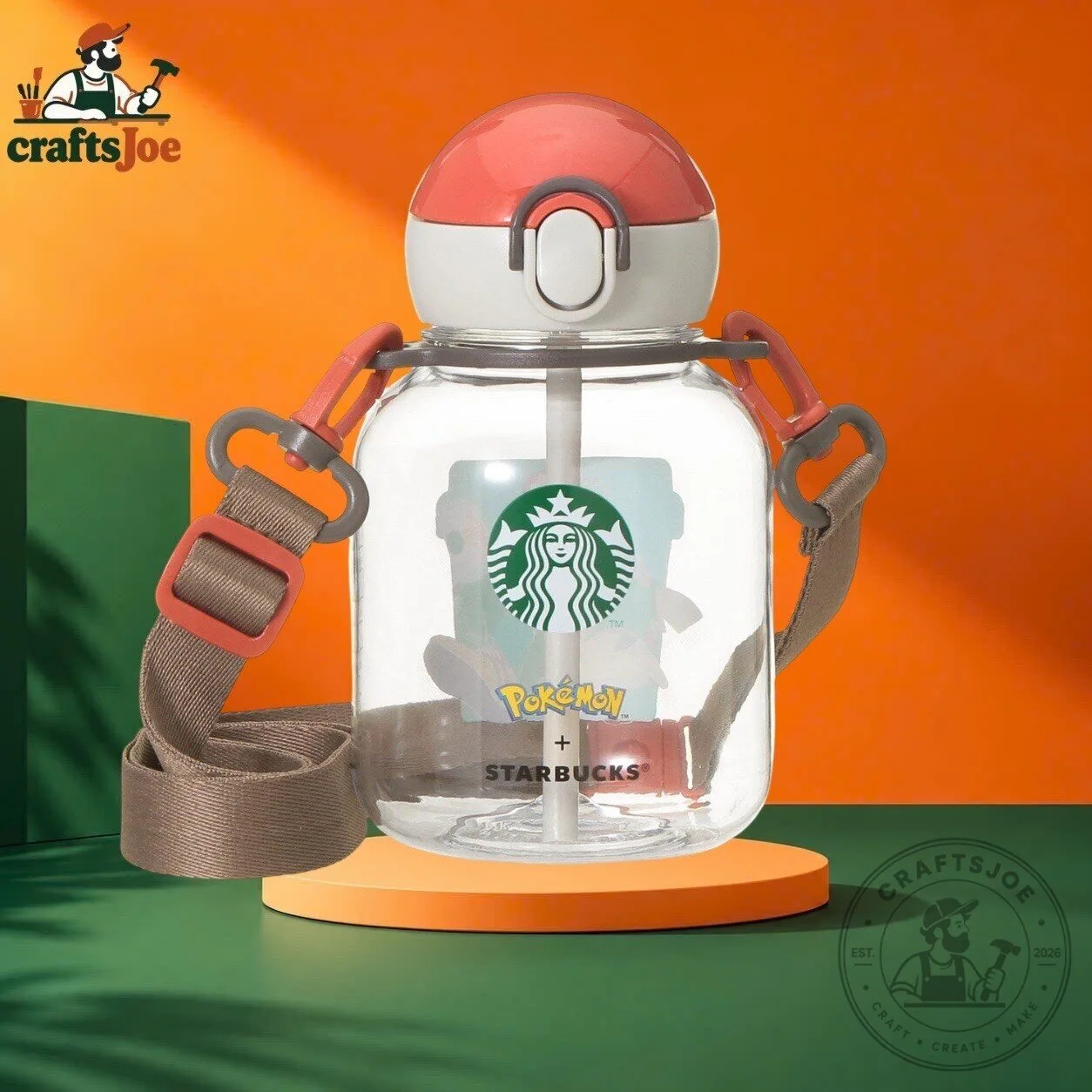 Pokémon x Starbucks Poké Ball Big Belly Water Bottle Limited 2026