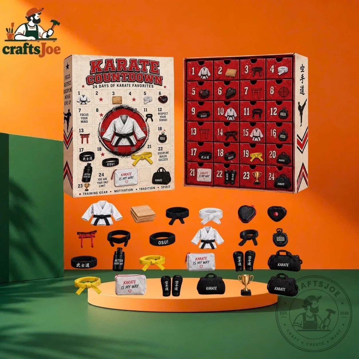 Karate Countdown Advent Calendar 2026