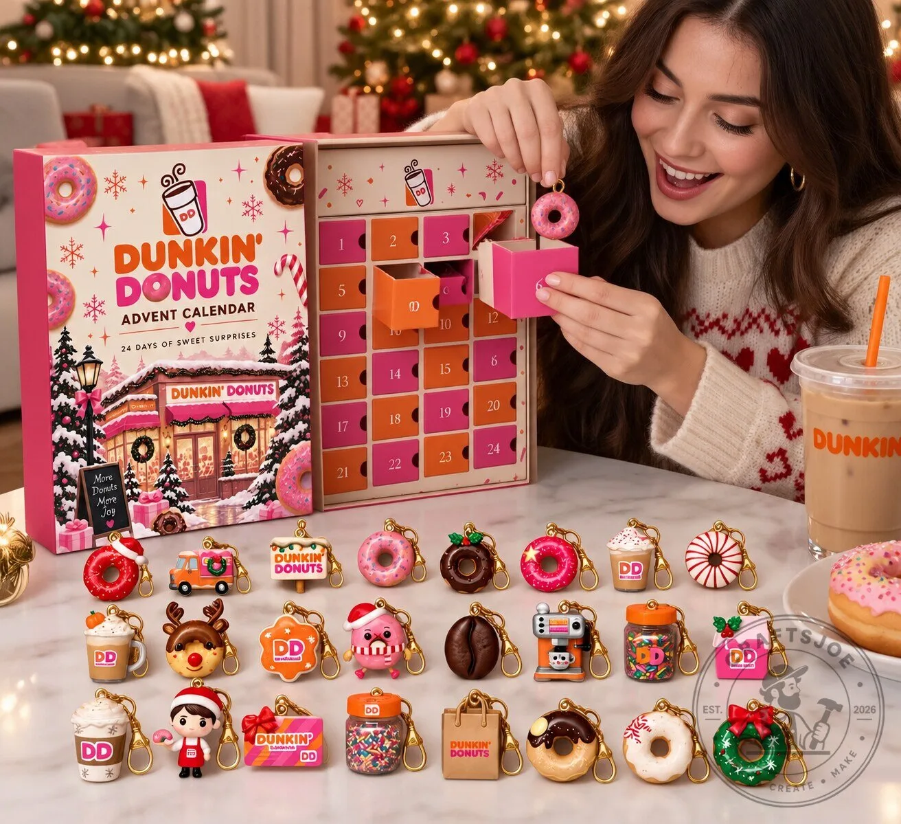 Dunkin Donuts Sweat Surprises Advent Calendar 2026 10 Dunkin Donuts Sweat Surprises Advent Calendar 2026