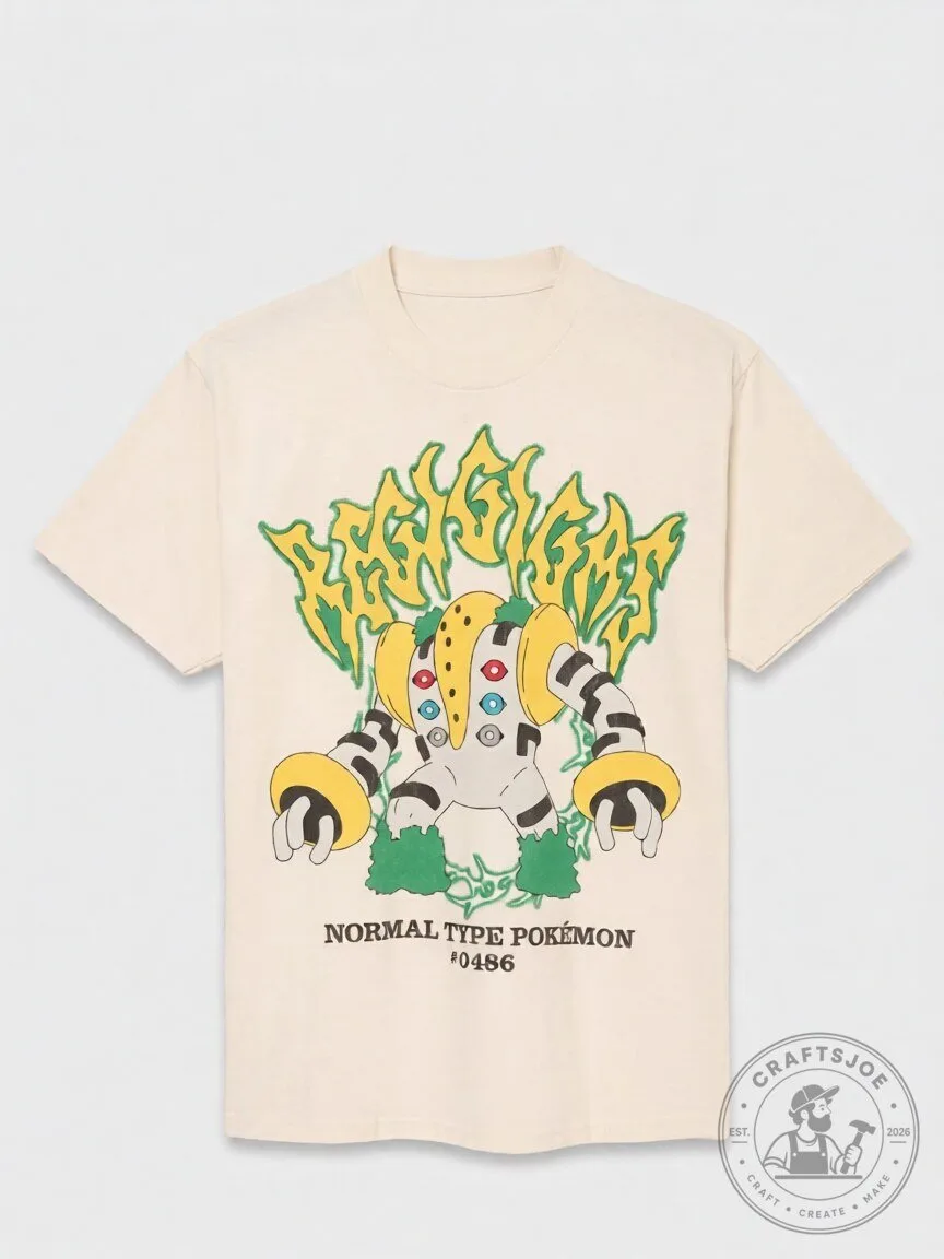 Pokémon Regigigas Normal Type 0486 Pokédex T Shirt 2026 8 Pokémon Regigigas Normal Type 0486 Pokédex T Shirt 2026