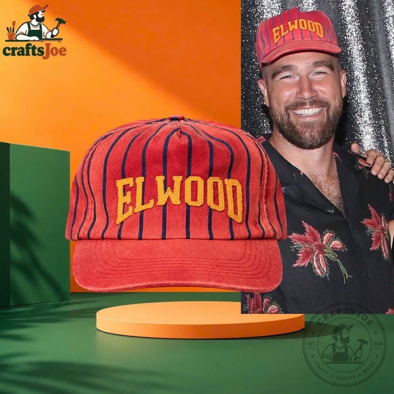 Travis Kelce Elwood Hat 2026 Limited Edition