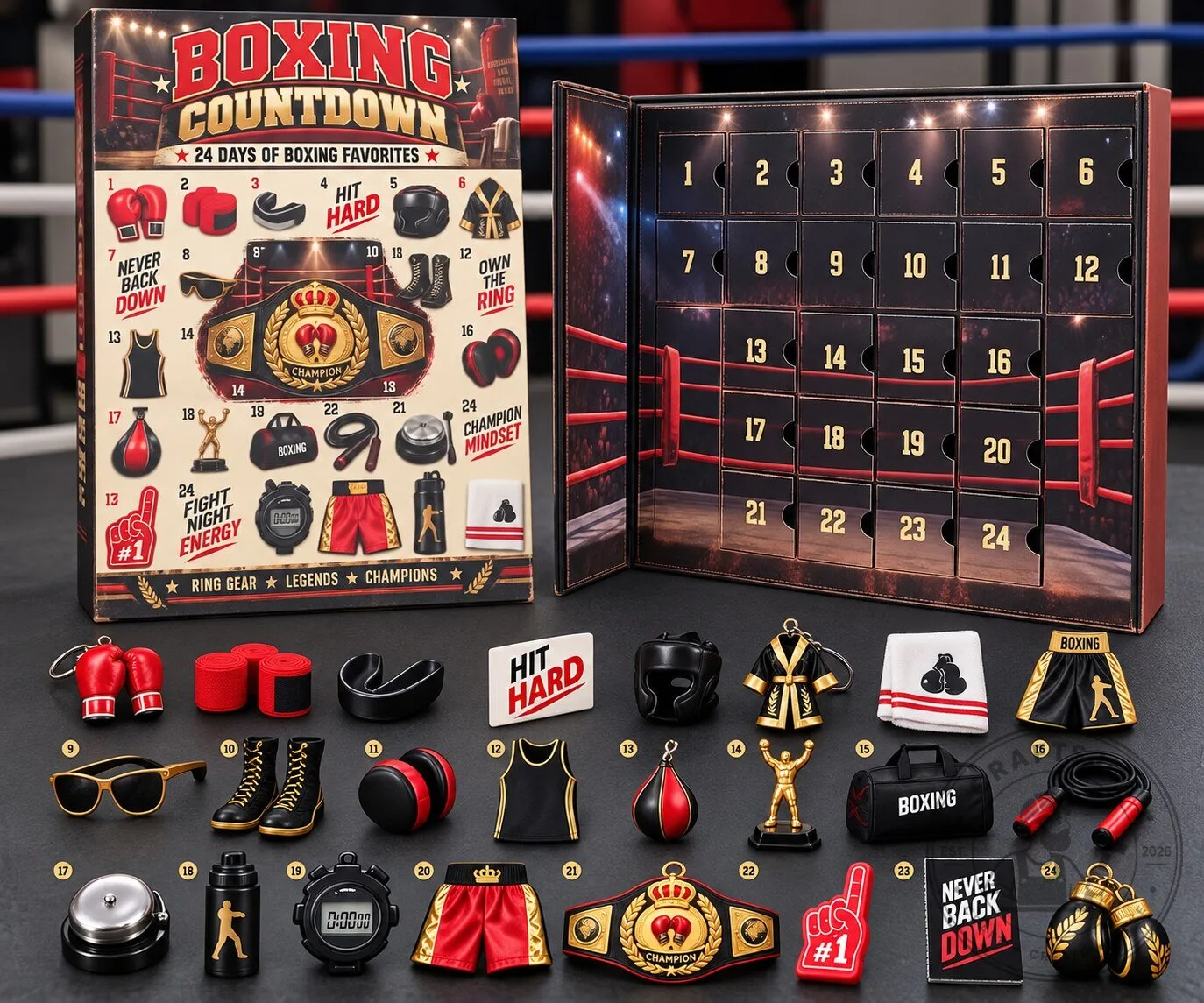 Boxing Countdown Advent Calendar 2026 8 Boxing Countdown Advent Calendar 2026